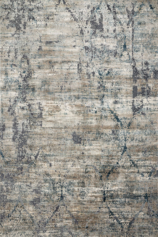 A picture of Loloi's Cascade rug, in style CAS-01, color Taupe / Blue