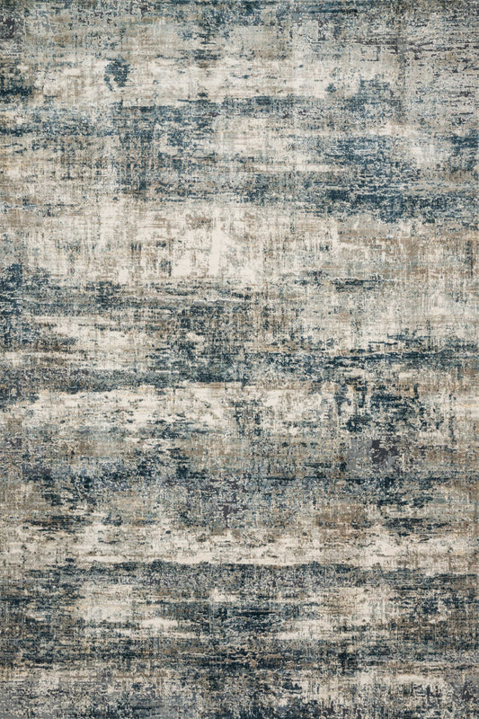 A picture of Loloi's Cascade rug, in style CAS-05, color Ocean / Grey