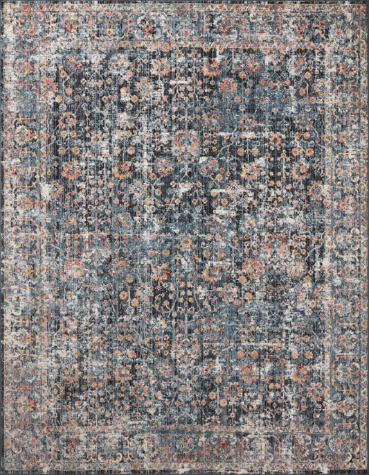 A picture of Loloi's Cassandra rug, in style CSN-05, color Blue / Multi