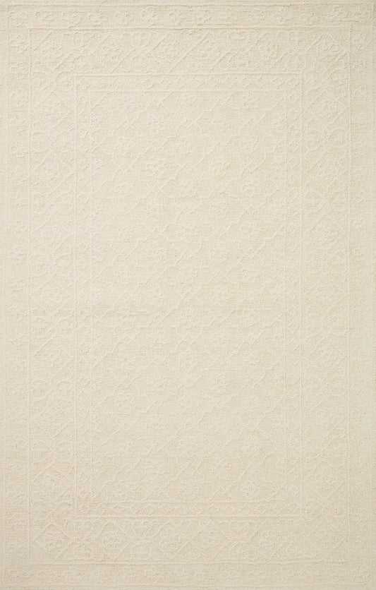 A picture of Loloi's Cecelia rug, in style CEC-01, color Ivory / Ivory