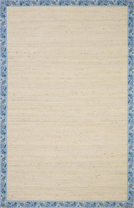 A picture of Loloi's Costa rug, in style COS-01, color Ivory / Periwinkle
