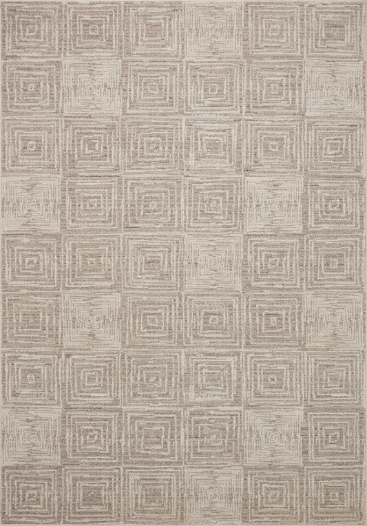 A picture of Loloi's Darby rug, in style DAR-05, color Beige / Grey
