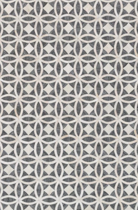 A picture of Loloi's Dorado rug, in style DB-06, color Graphite / Ivory