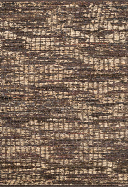 A picture of Loloi's Edge rug, in style ED-01, color Brown