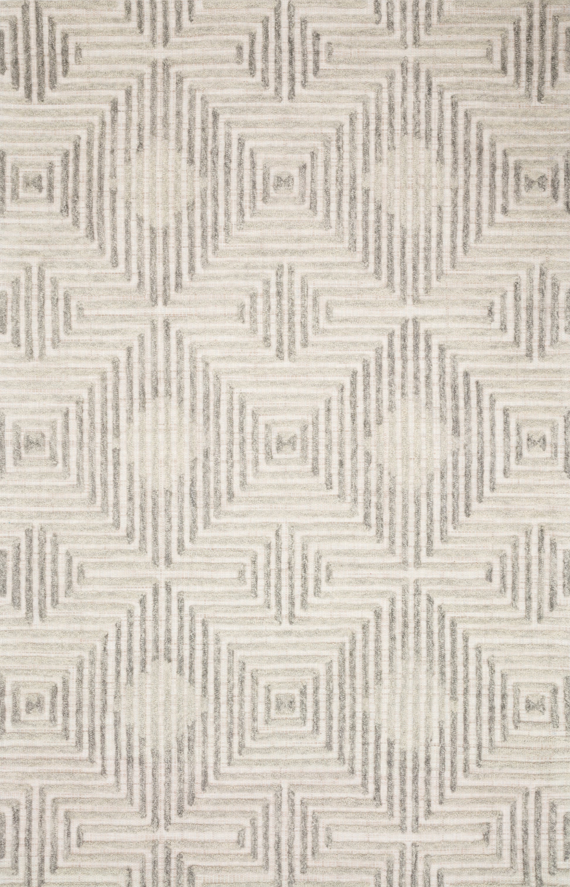 A picture of Loloi's Ehren rug, in style EHR-02, color Grey / Silver
