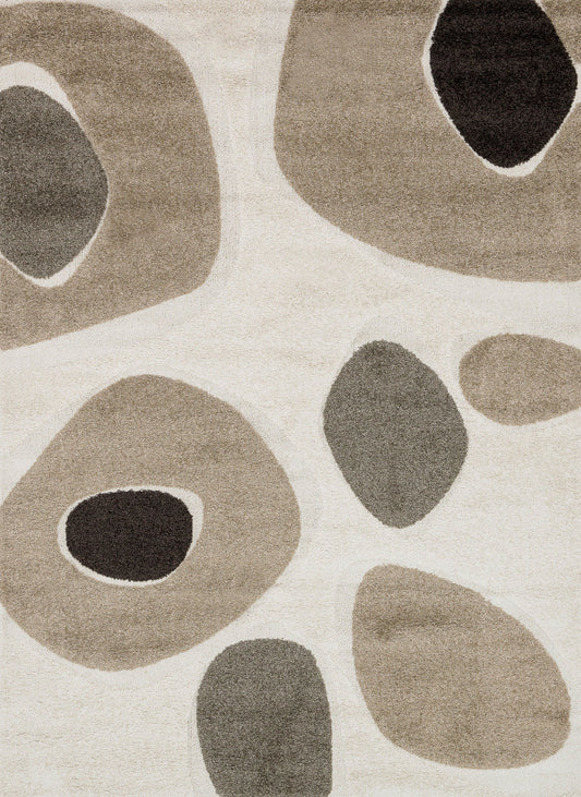A picture of Loloi's Enchant rug, in style EN-04, color Ivory / Multi