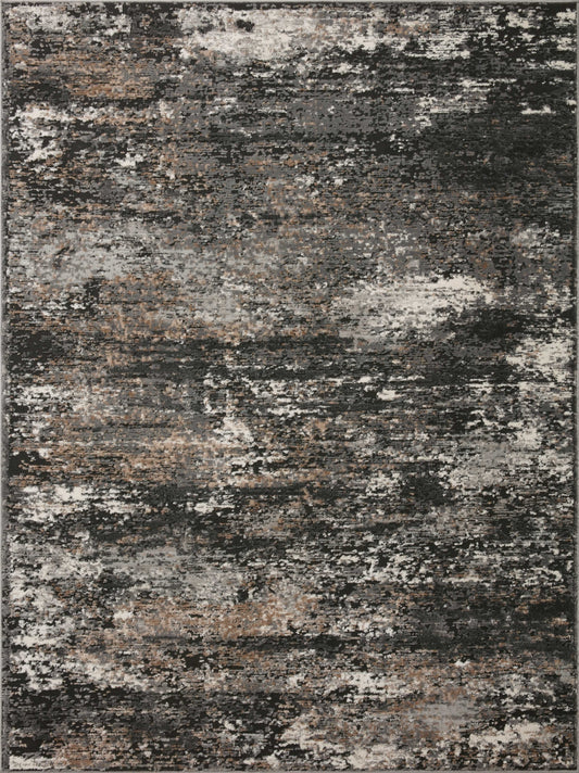 A picture of Loloi's Estelle rug, in style EST-03, color Charcoal / Granite