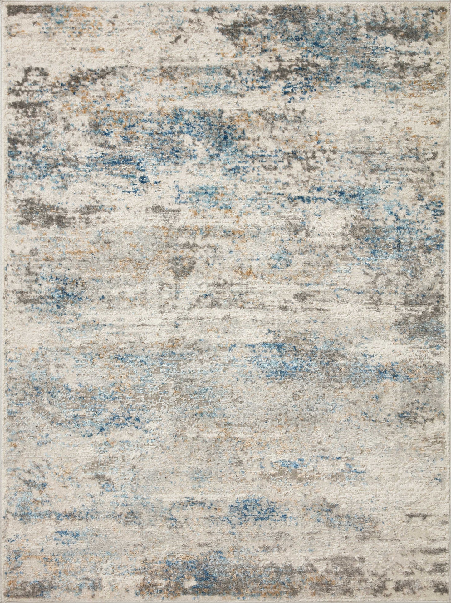A picture of Loloi's Estelle rug, in style EST-03, color Ivory / Ocean