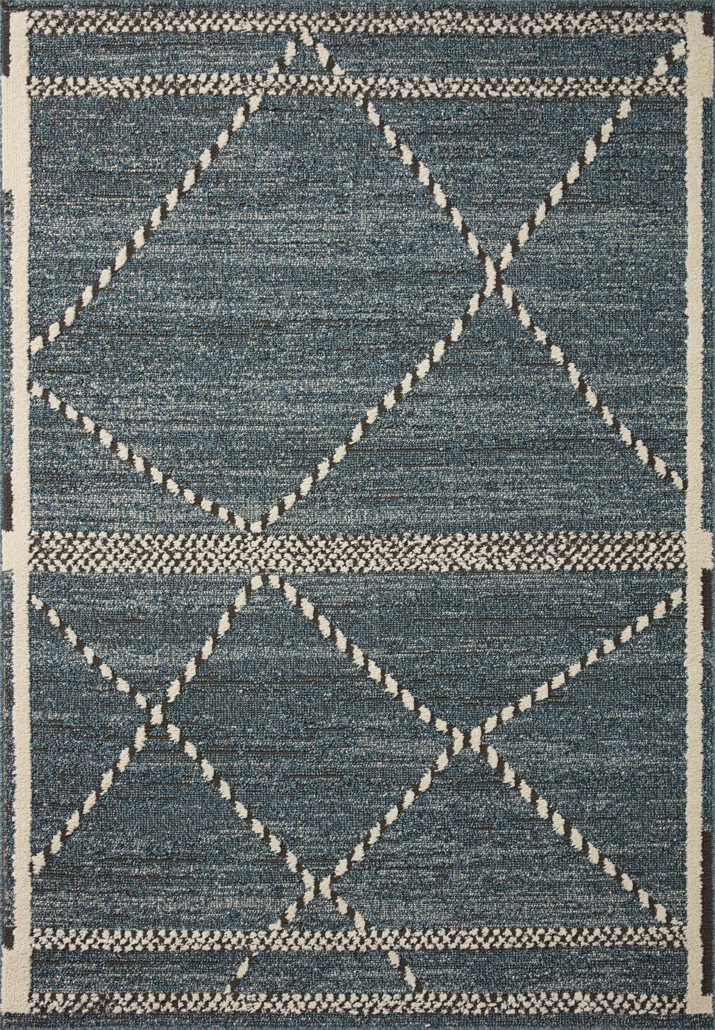 A picture of Loloi's Fabian rug, in style FAB-01, color Denim / Charcoal