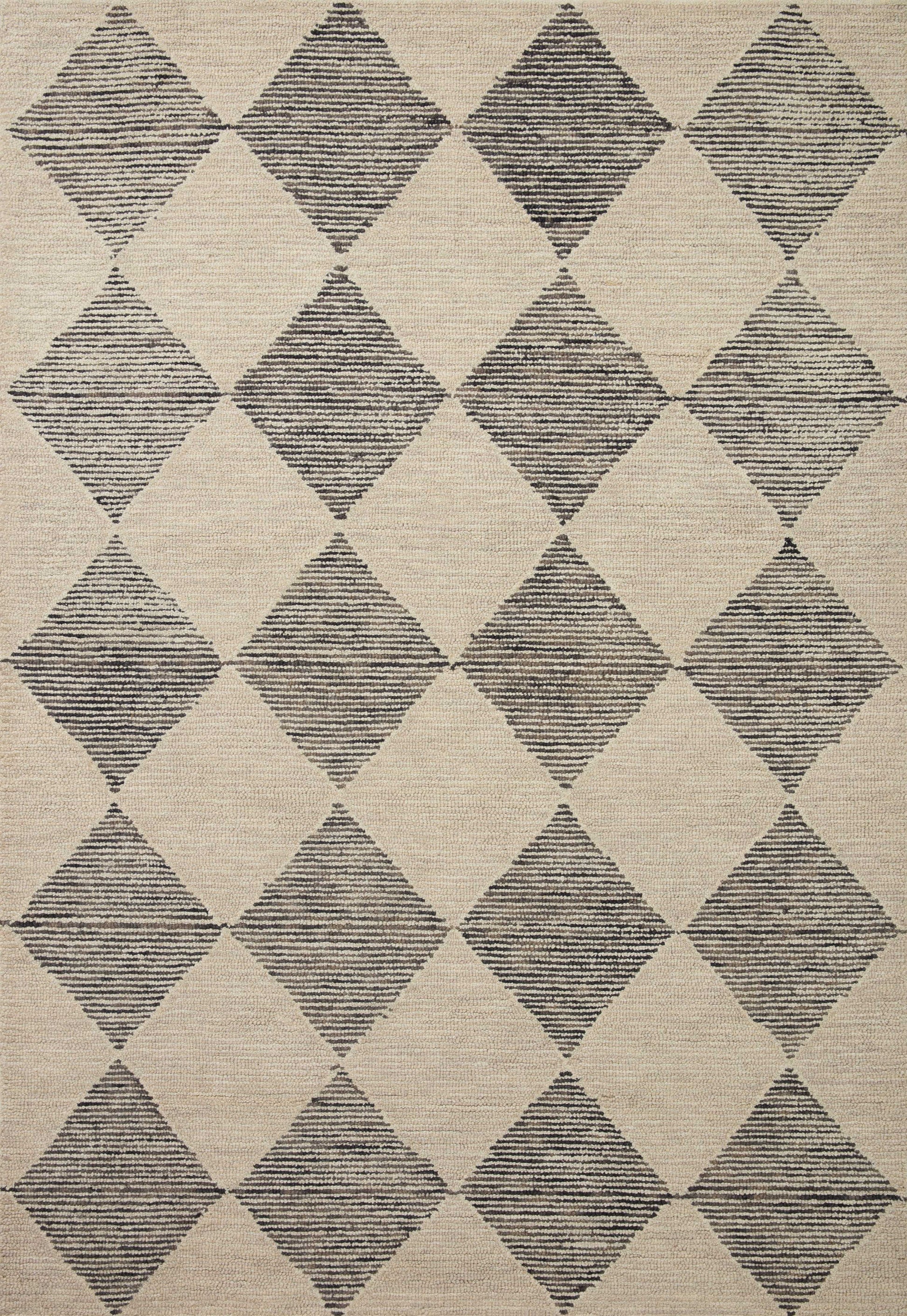 A picture of Loloi's Francis rug, in style FRA-01, color Beige / Charcoal