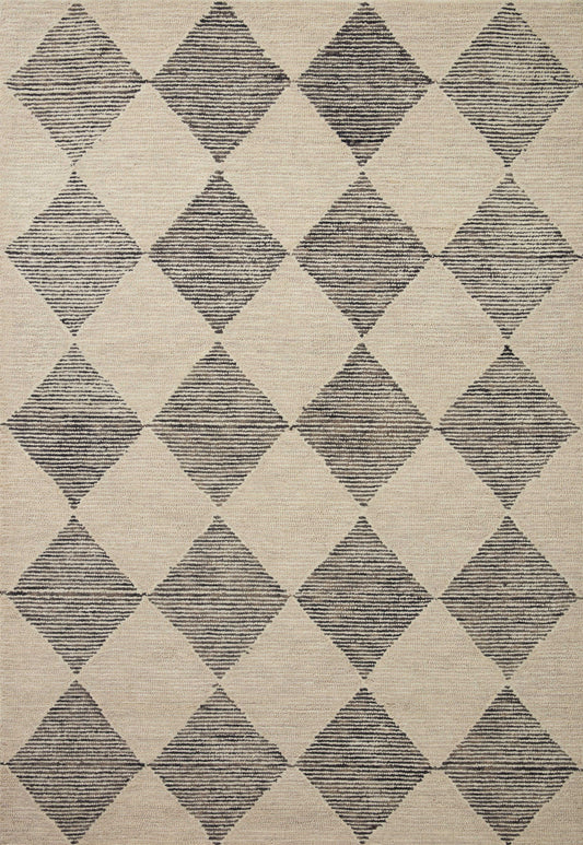 A picture of Loloi's Francis rug, in style FRA-01, color Beige / Charcoal