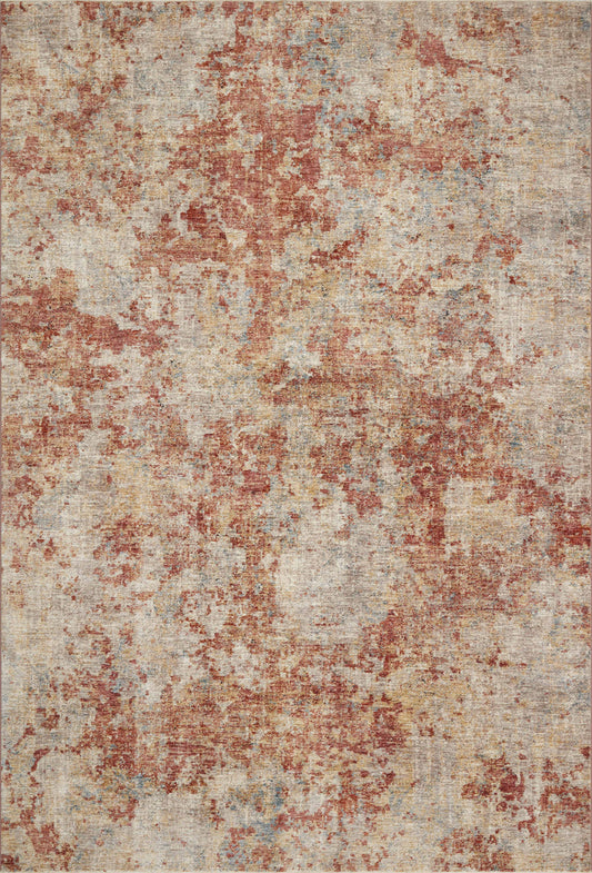 A picture of Loloi's Gaia rug, in style GAA-03, color Taupe / Brick