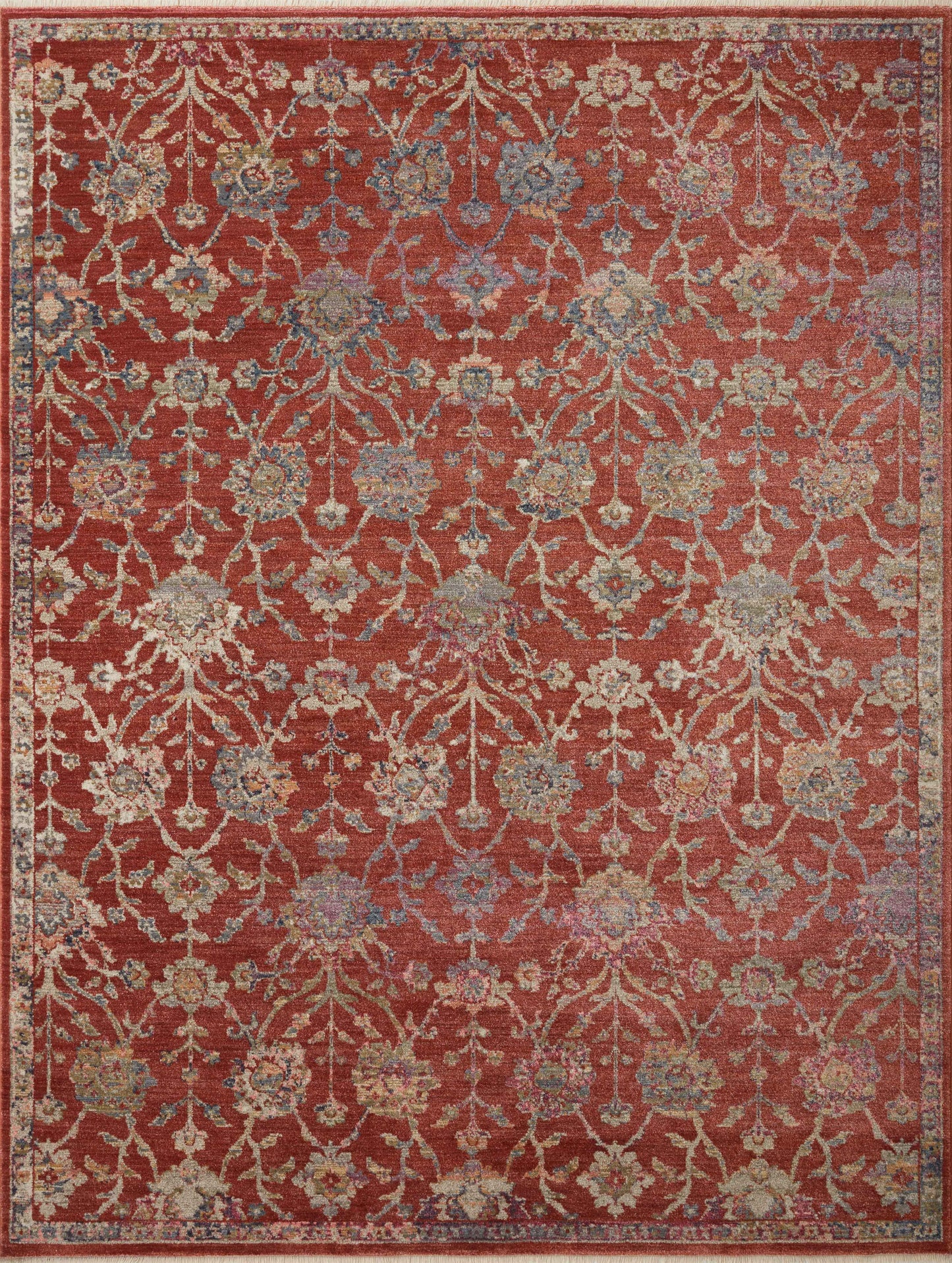 A picture of Loloi's Giada rug, in style GIA-05, color Red / Multi