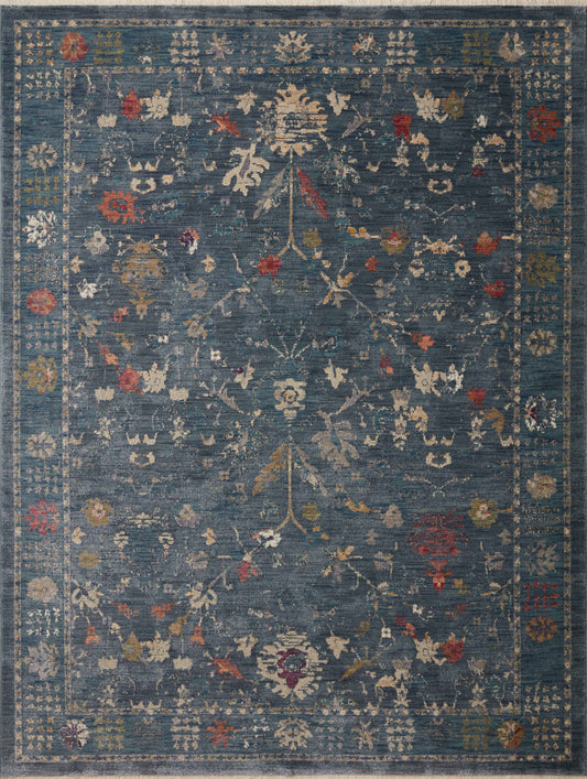 A picture of Loloi's Giada rug, in style GIA-06, color Denim / Multi
