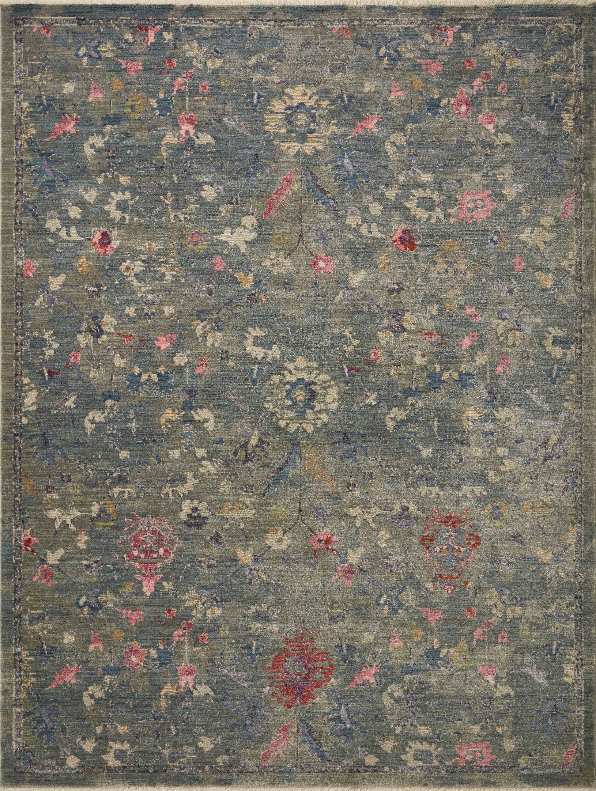 A picture of Loloi's Giada rug, in style GIA-06, color Lagoon / Multi