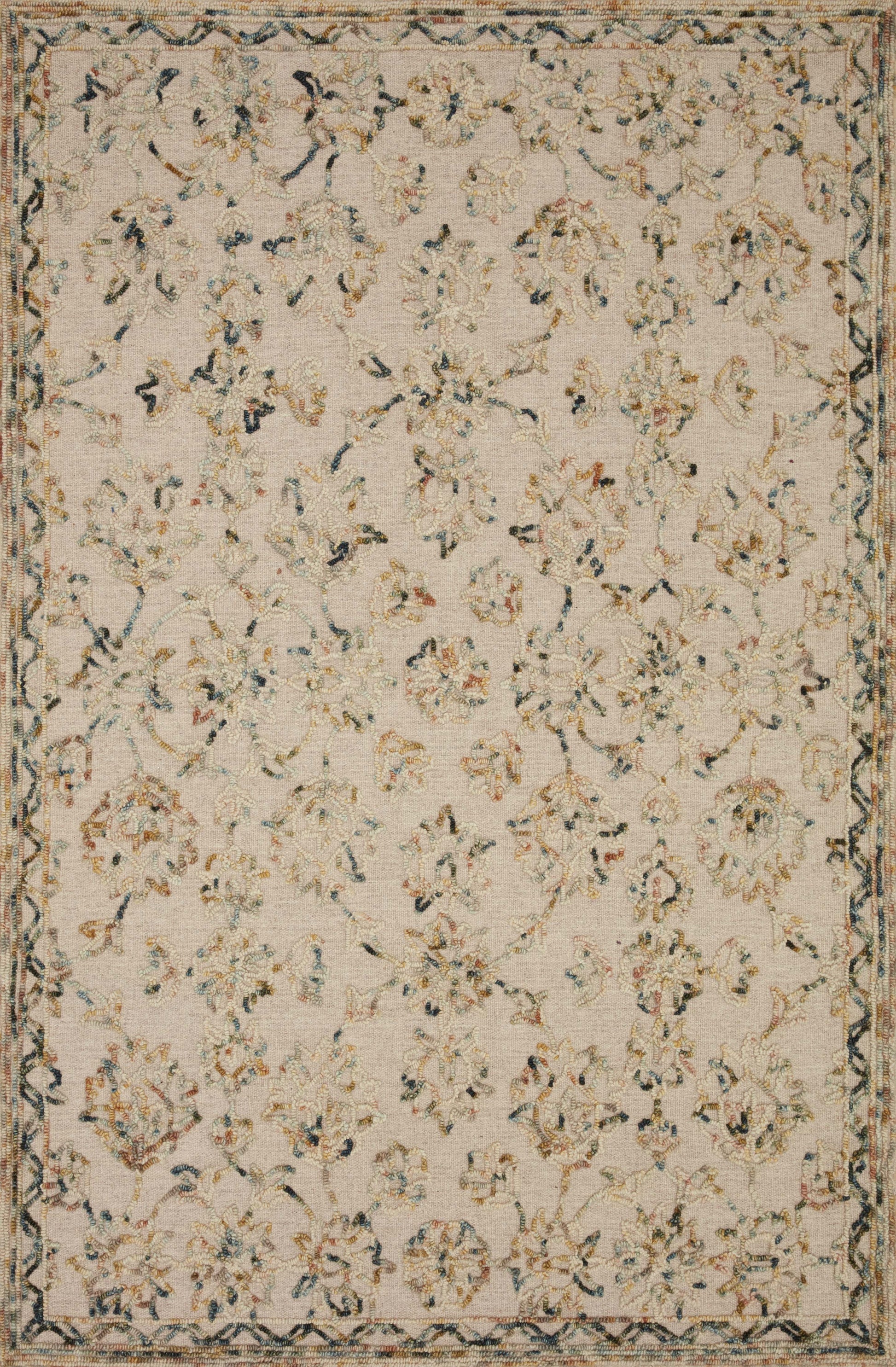 A picture of Loloi's Halle rug, in style HAE-04, color Lagoon / Multi