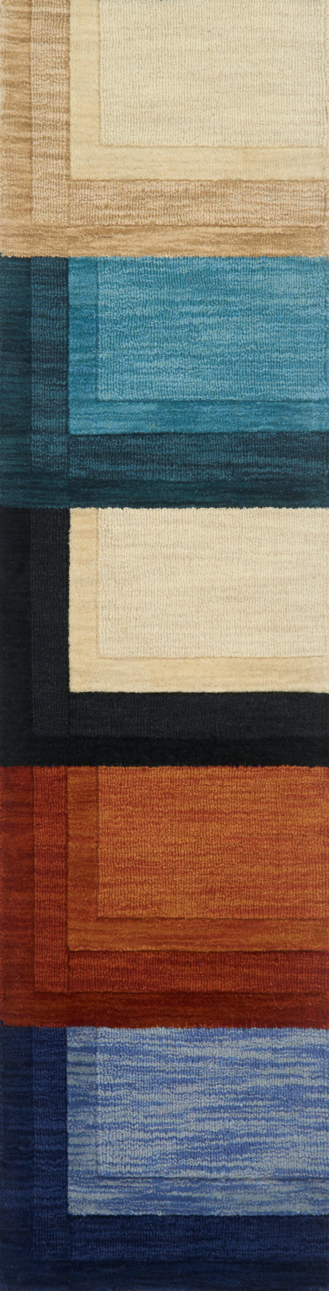 A picture of Loloi's Hamilton rug, in style HM-01, color Color Blanket 2