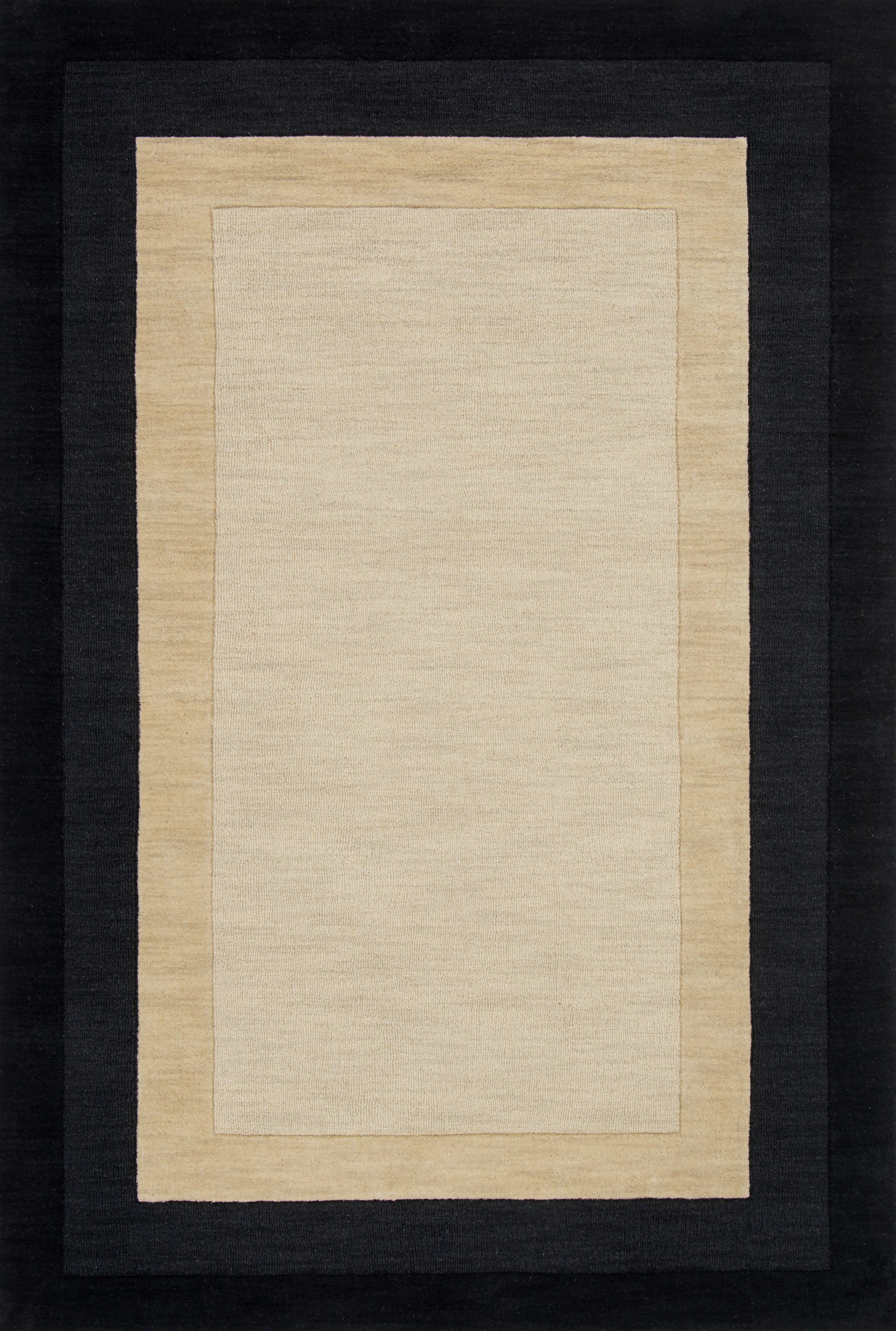 A picture of Loloi's Hamilton rug, in style HM-01, color Ivory / Charcoal
