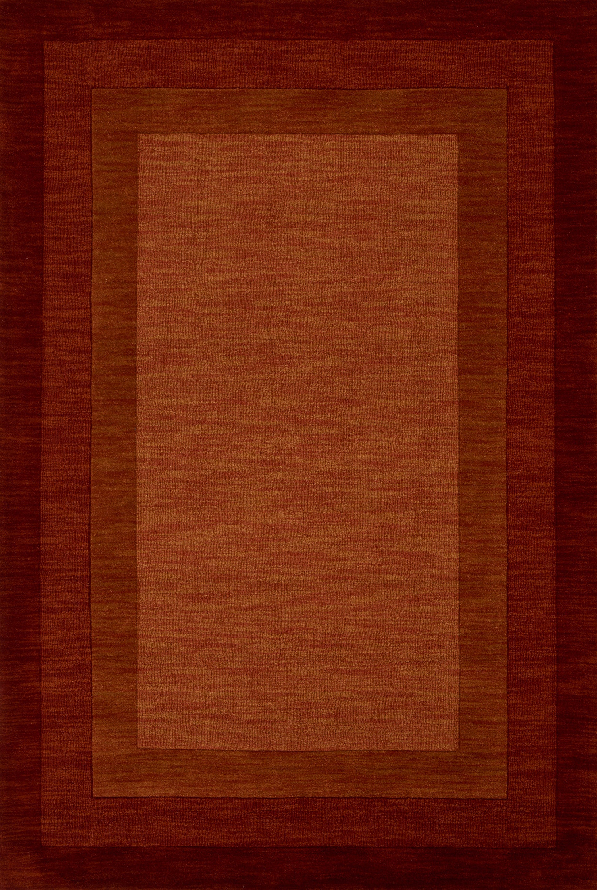 A picture of Loloi's Hamilton rug, in style HM-01, color Rust