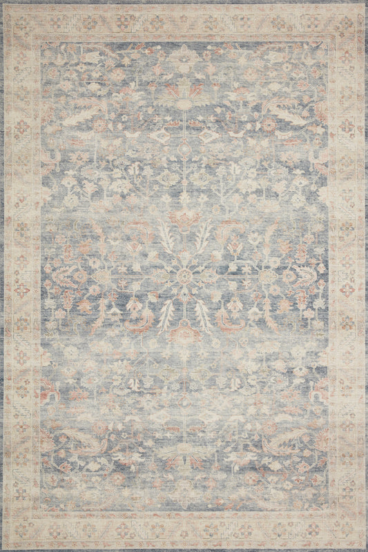 A picture of Loloi's Hathaway rug, in style HTH-02, color Denim / Multi