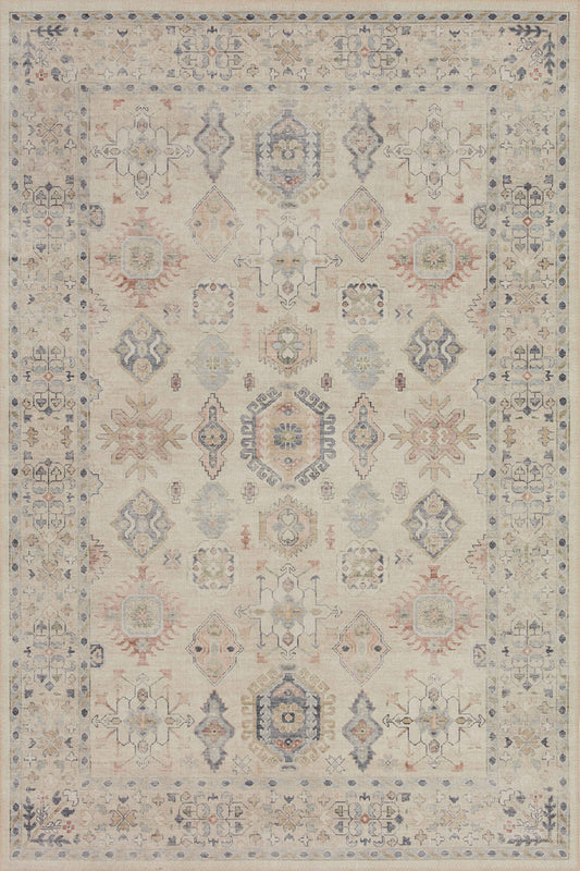 A picture of Loloi's Hathaway rug, in style HTH-04, color Beige / Multi