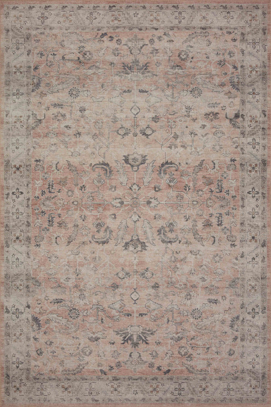 A picture of Loloi's Hathaway rug, in style HTH-06, color Blush / Multi