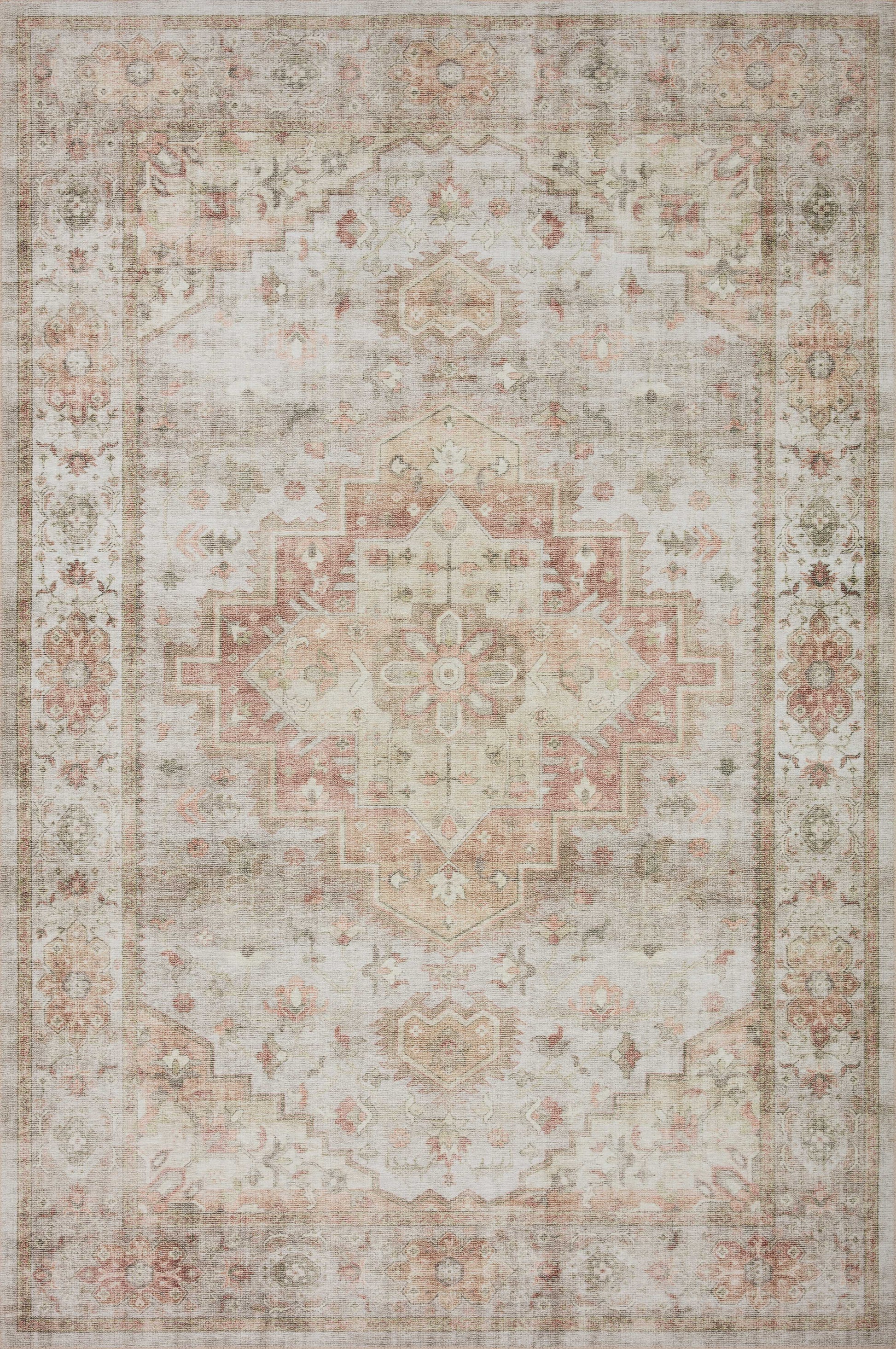 A picture of Loloi's Heidi rug, in style HEI-02, color Sage / Multi
