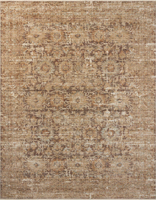 A picture of Loloi's Heritage rug, in style HER-02, color Bark / Multi