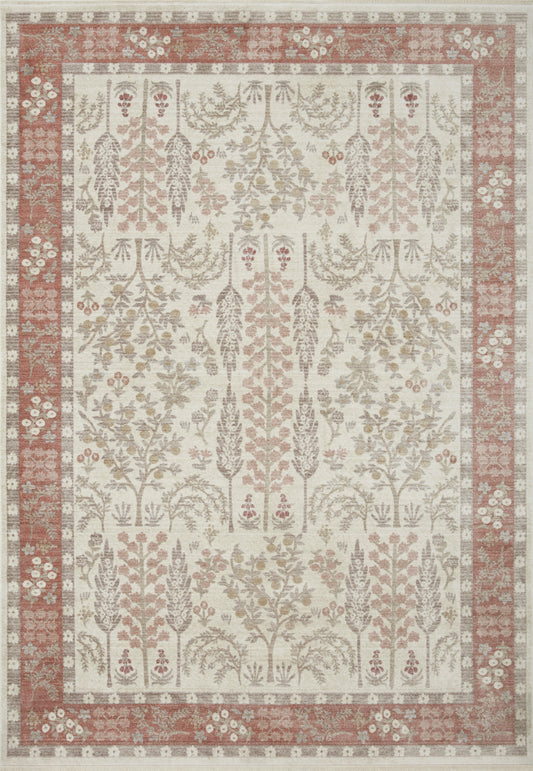 A picture of Loloi's Holland rug, in style HLD-01, color Rust