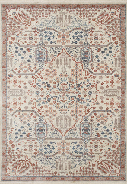 A picture of Loloi's Holland rug, in style HLD-03, color Rust