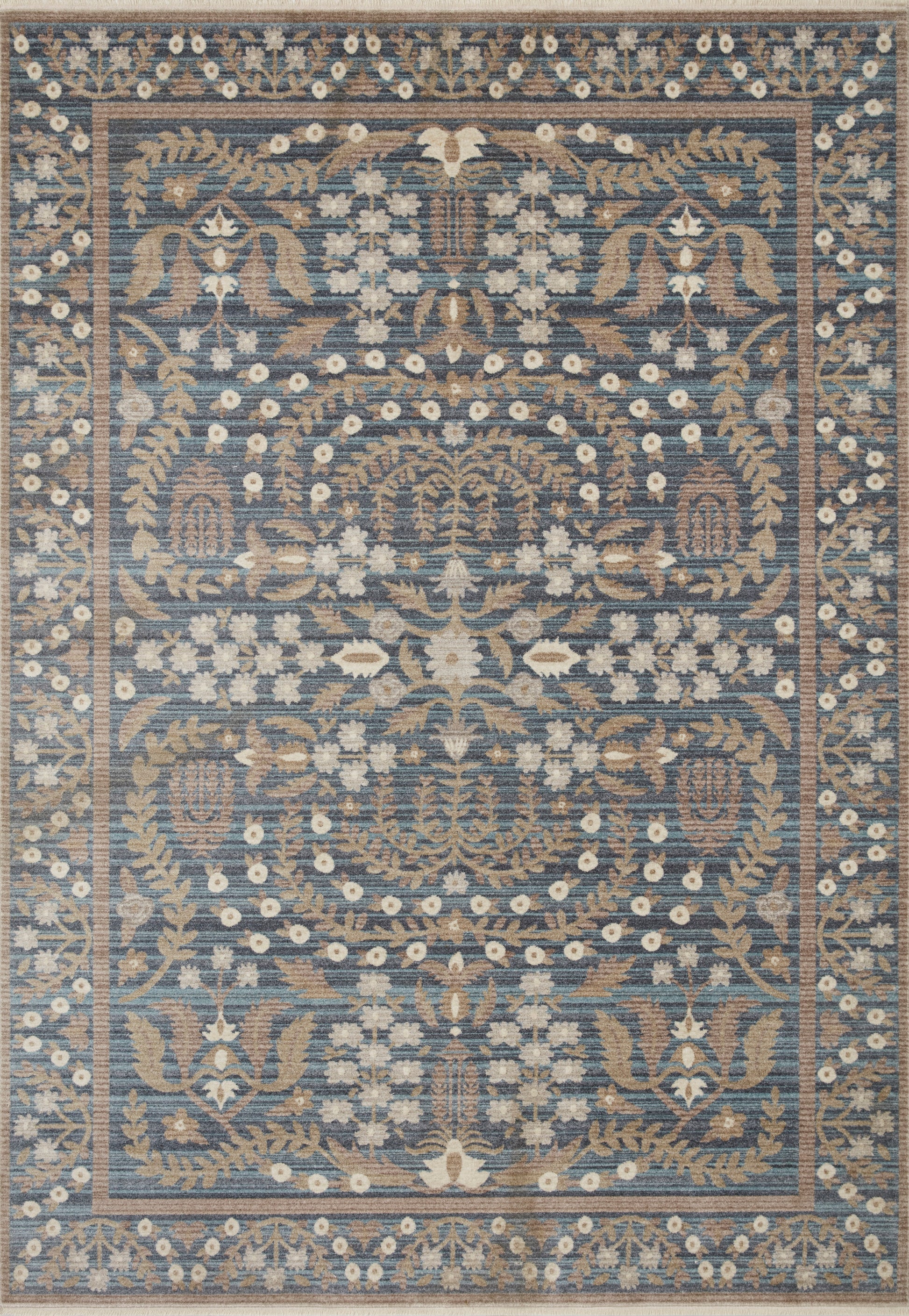 A picture of Loloi's Holland rug, in style HLD-04, color Navy