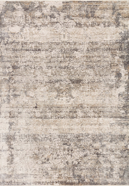 A picture of Loloi's Homage rug, in style HOM-01, color Graphite / Beige