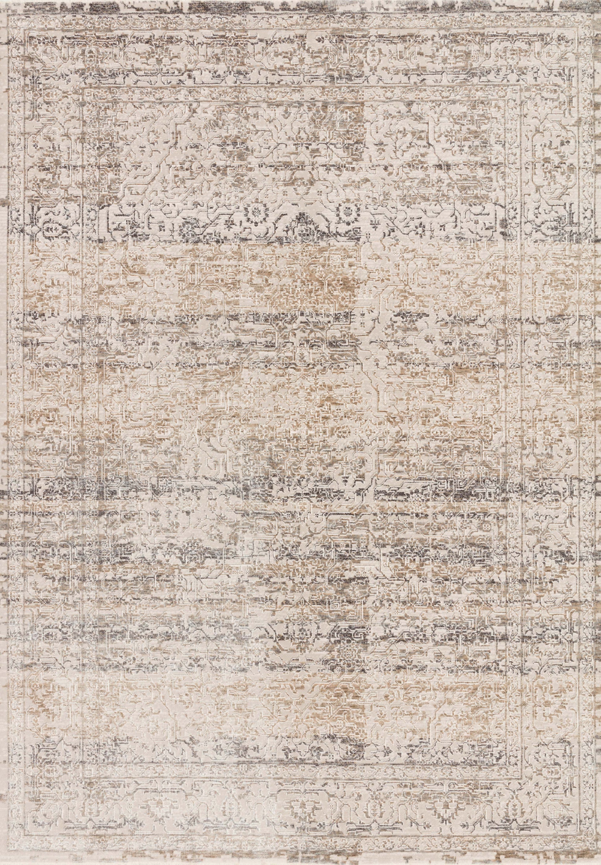 A picture of Loloi's Homage rug, in style HOM-02, color Beige / Grey