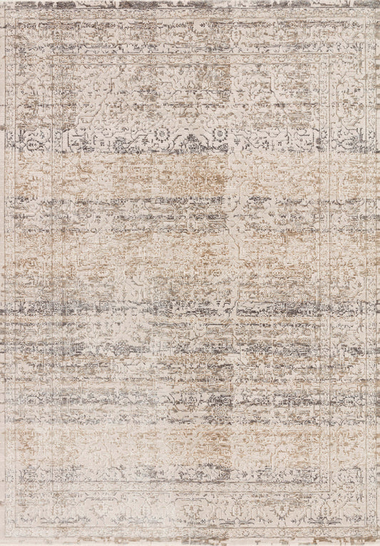 A picture of Loloi's Homage rug, in style HOM-02, color Beige / Grey