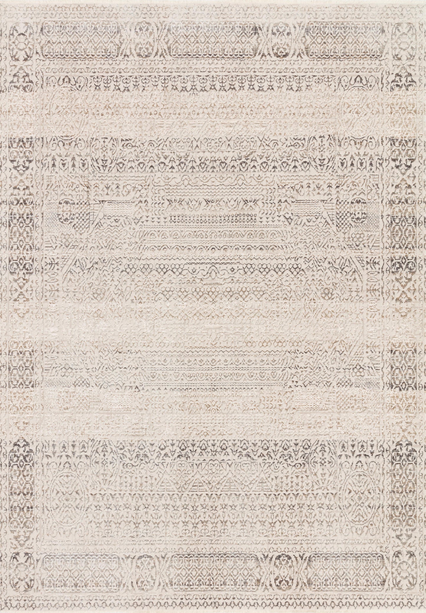 A picture of Loloi's Homage rug, in style HOM-05, color Ivory / Silver