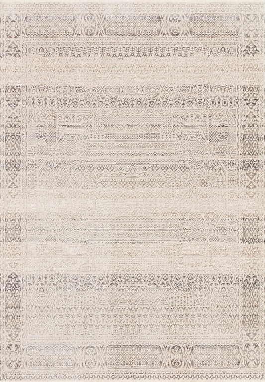 A picture of Loloi's Homage rug, in style HOM-05, color Ivory / Silver