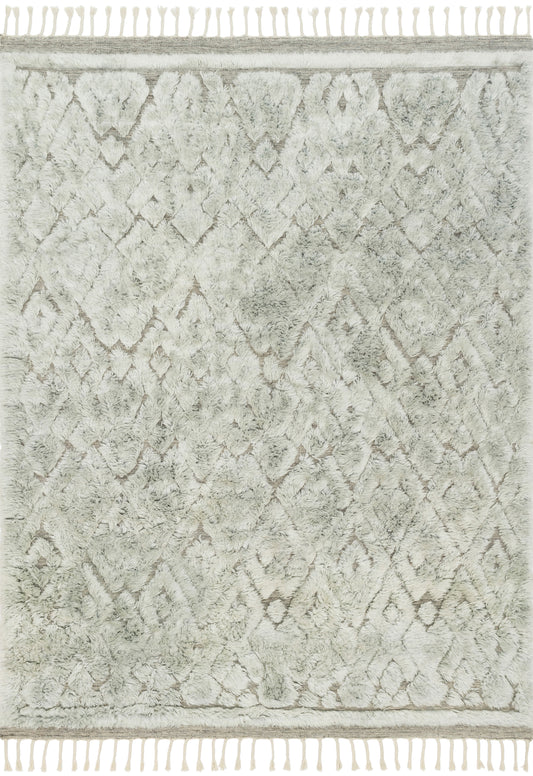 A picture of Loloi's Hygge rug, in style YG-01, color Grey / Mist