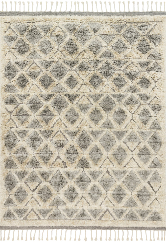 A picture of Loloi's Hygge rug, in style YG-02, color Smoke / Taupe