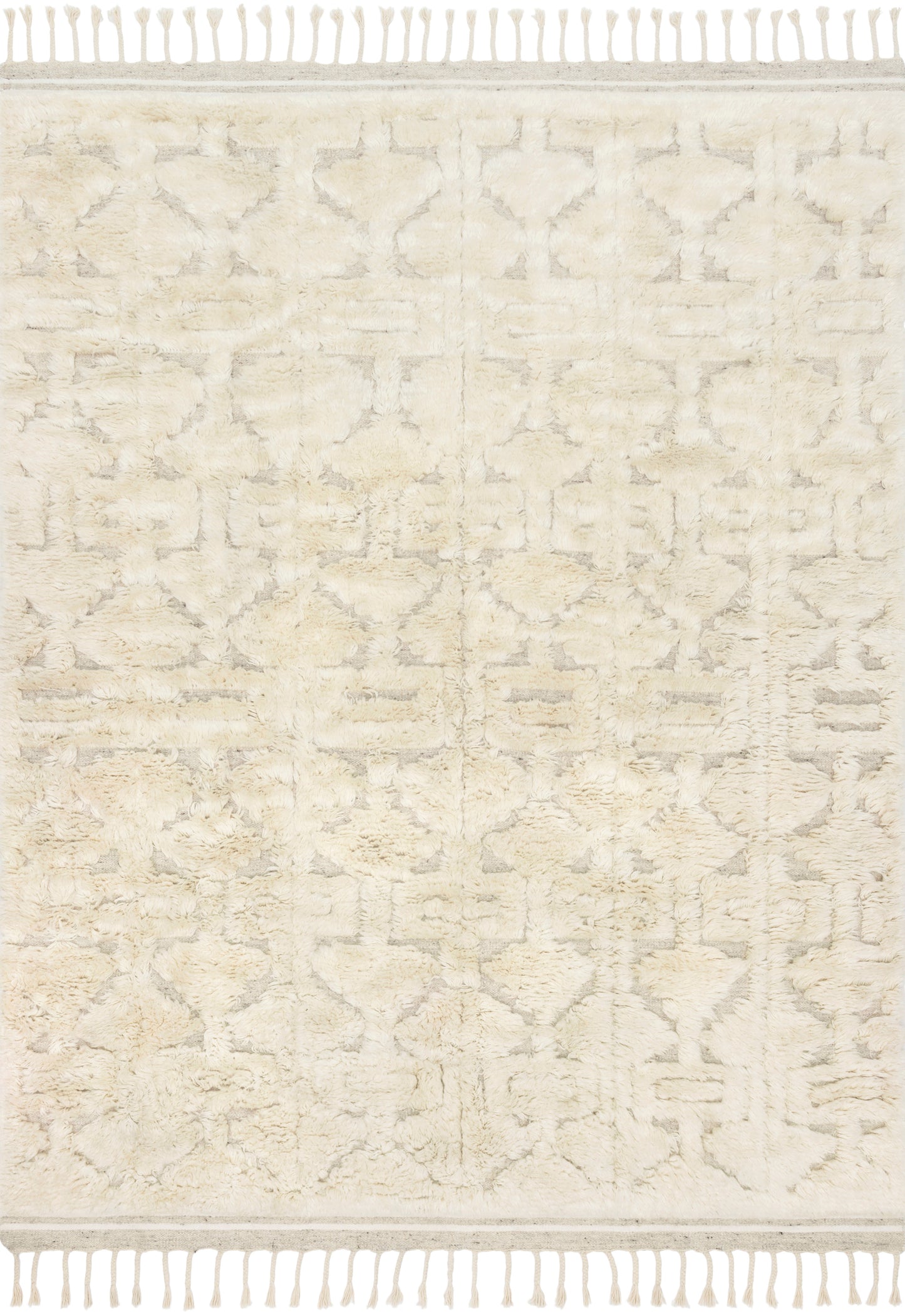 A picture of Loloi's Hygge rug, in style YG-03, color Oatmeal / Ivory