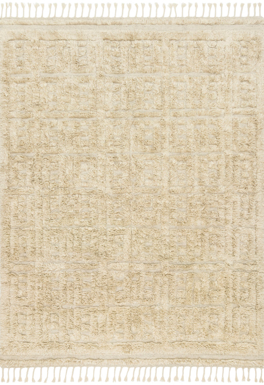 A picture of Loloi's Hygge rug, in style YG-04, color Oatmeal / Sand