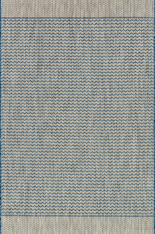 A picture of Loloi's Isle rug, in style IE-03, color Grey / Blue