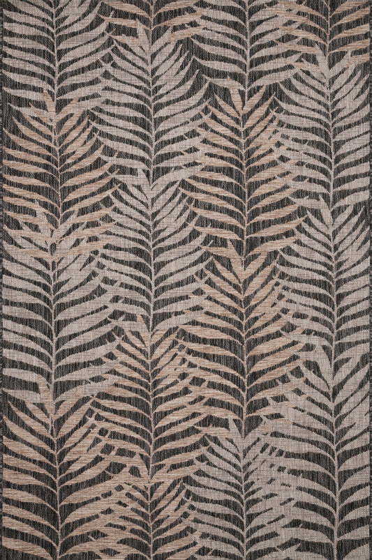 A picture of Loloi's Isle rug, in style IE-08, color Natural / Black