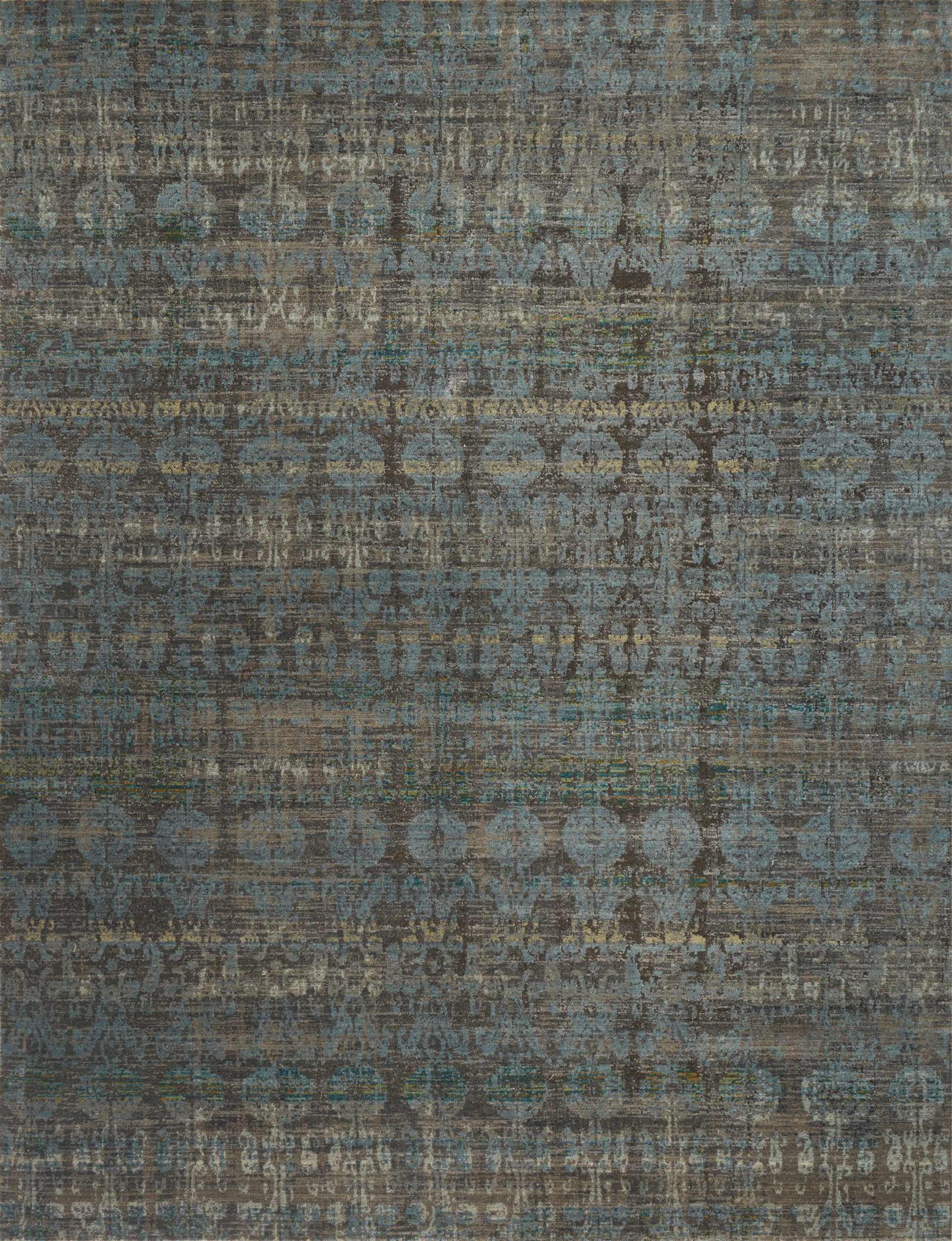 A picture of Loloi's Javari rug, in style JV-07, color Steel / Lagoon