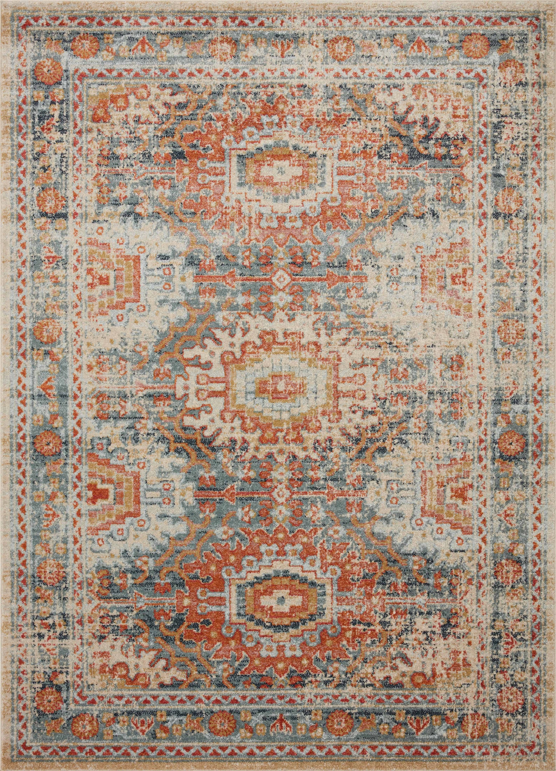 A picture of Loloi's Jocelyn rug, in style JOC-03, color Mist / Multi