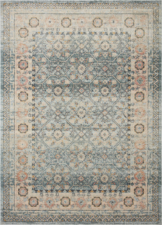 A picture of Loloi's Jocelyn rug, in style JOC-04, color Sky / Multi