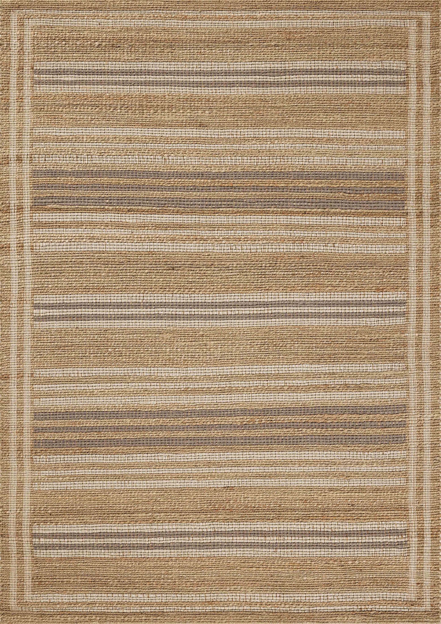 A picture of Loloi's Judy rug, in style JUD-03, color Natural / Dove