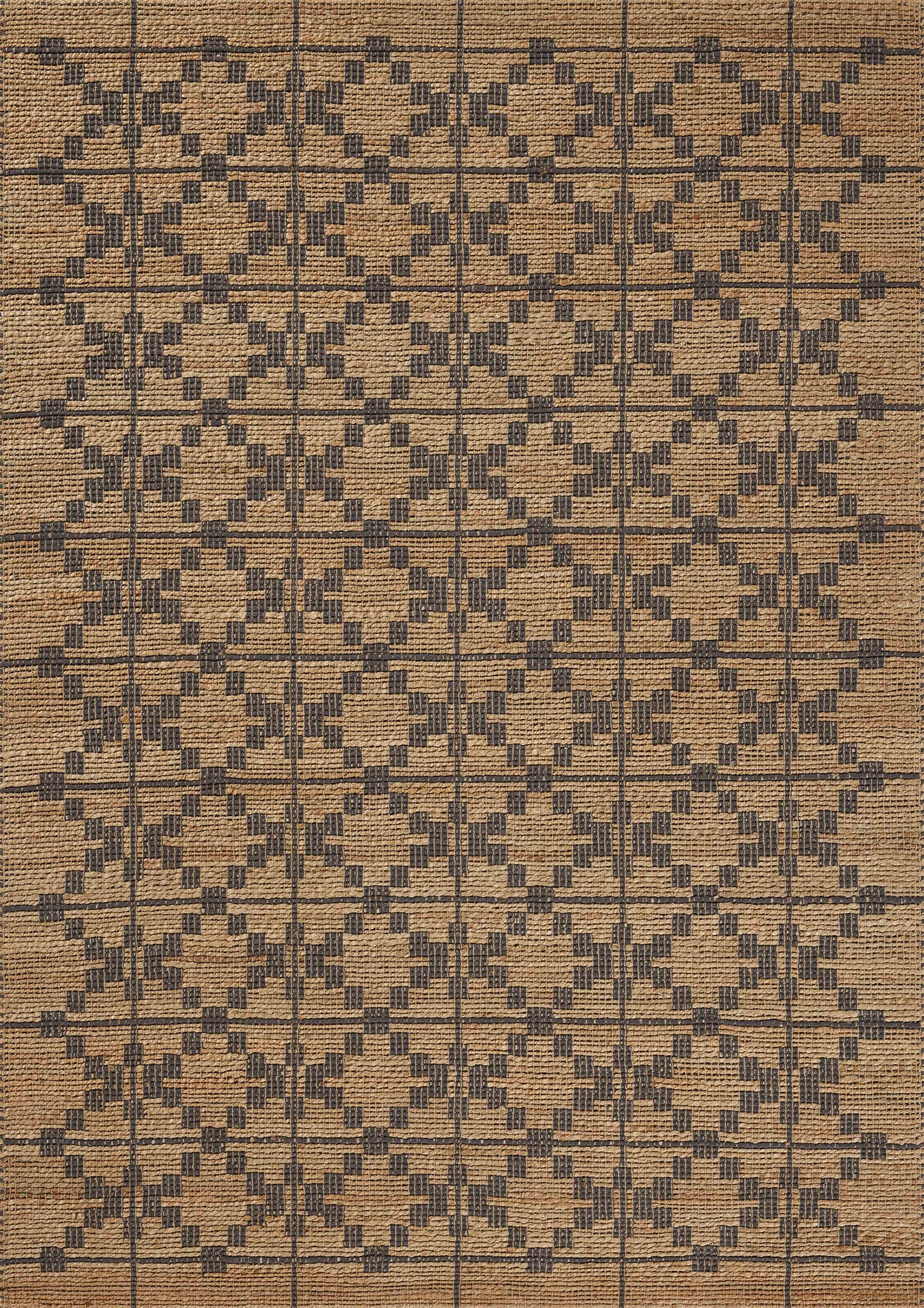 A picture of Loloi's Judy rug, in style JUD-05, color Natural / Graphite