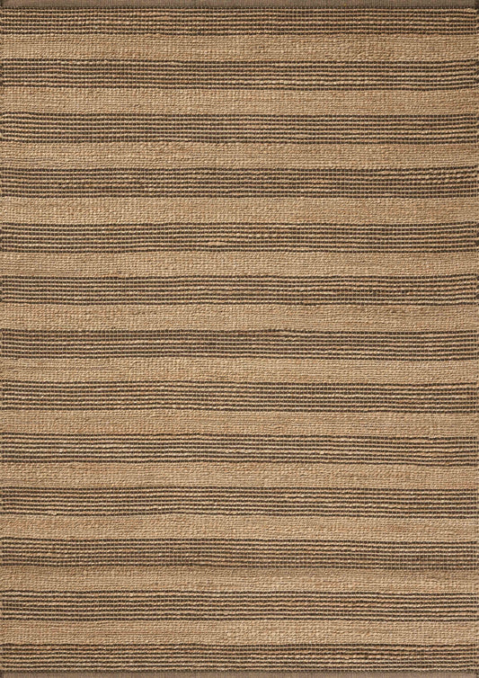 A picture of Loloi's Judy rug, in style JUD-06, color Natural / Chocolate