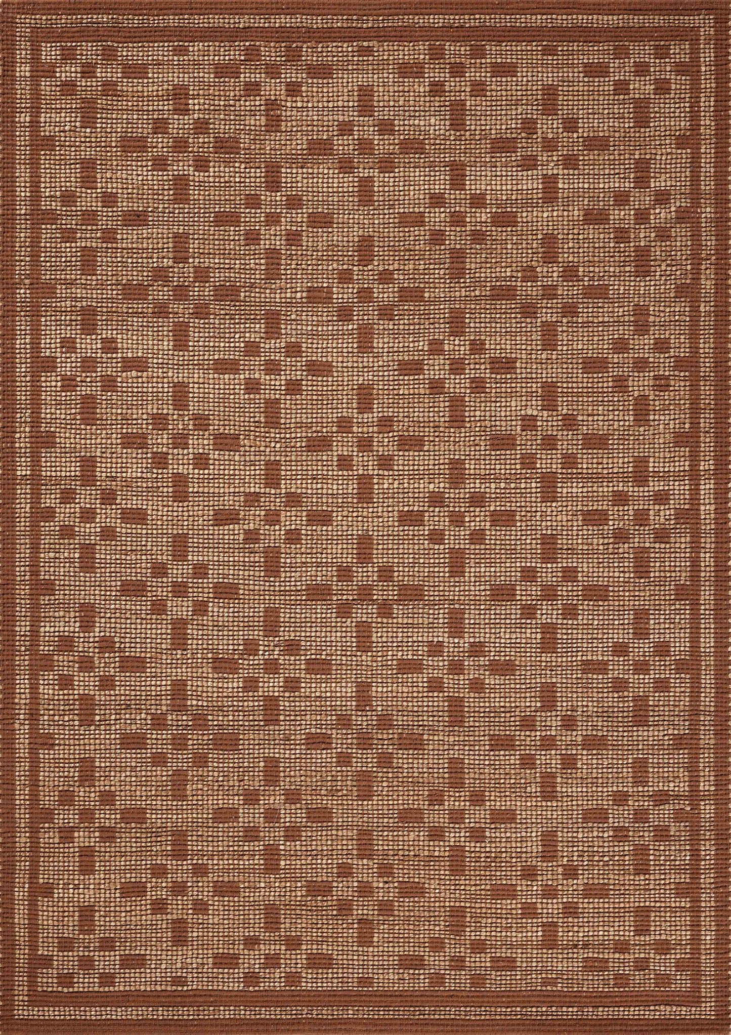 A picture of Loloi's Judy rug, in style JUD-07, color Natural / Spice