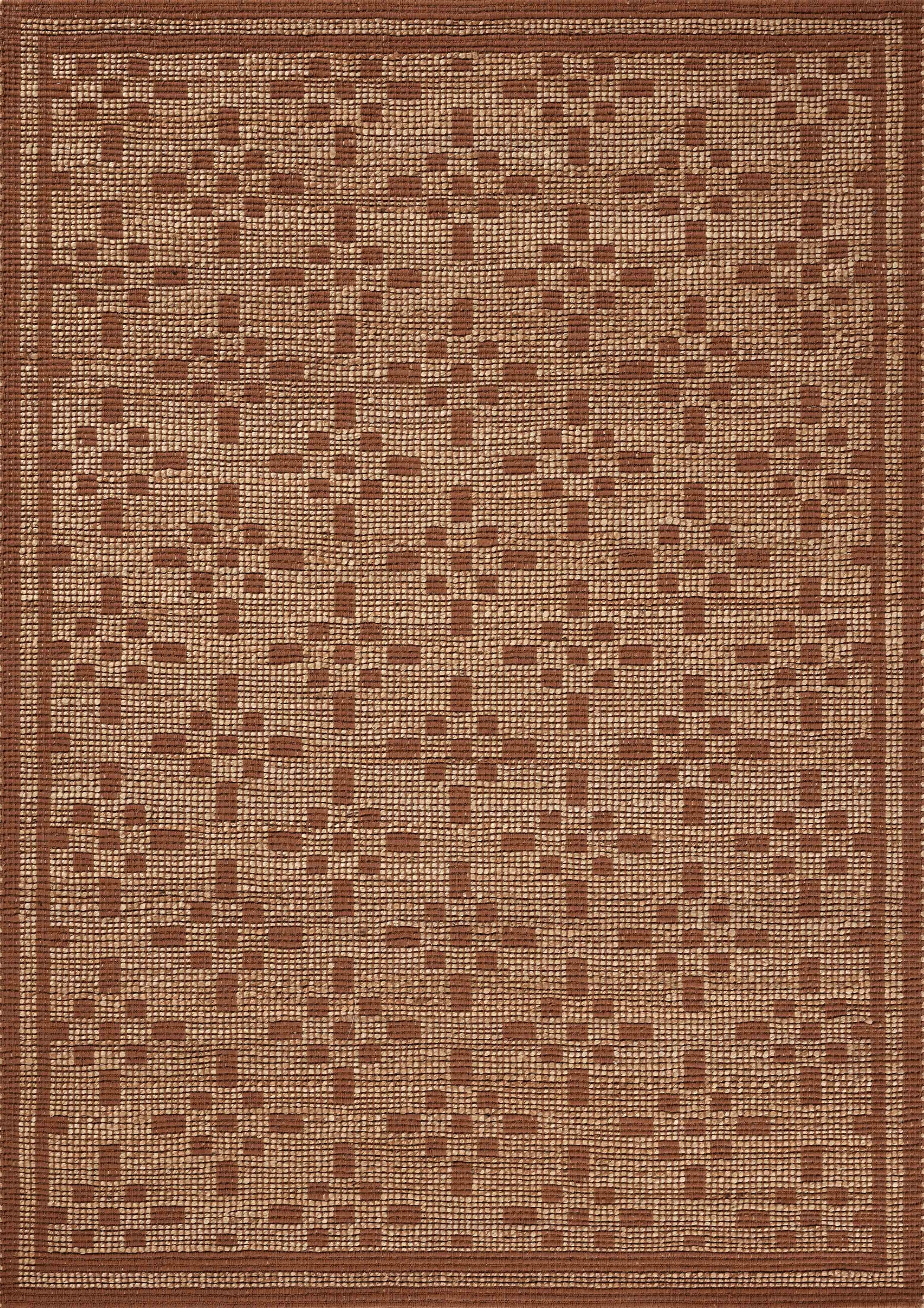 A picture of Loloi's Judy rug, in style JUD-07, color Natural / Spice